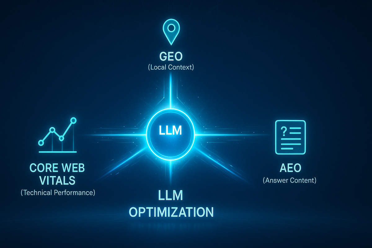 Beyond SEO: Why Core Web Vitals, GEO, and AEO are the Pillars of Your New LLM Optimization Strategy